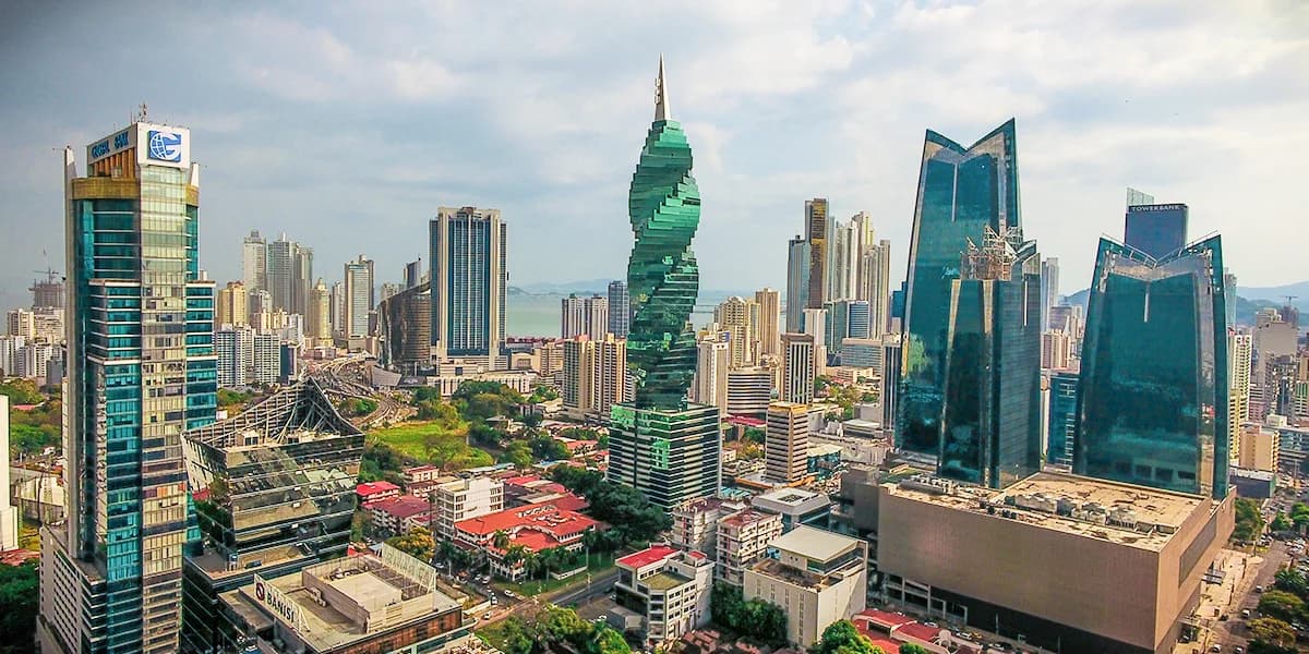 Vista del horizonte de la ciudad de Panamá